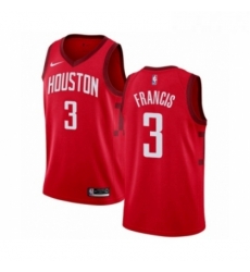 Womens Nike Houston Rockets 3 Steve Francis Red Swingman Jersey Earned Edition