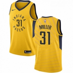 Youth Nike Indiana Pacers 31 Reggie Miller Authentic Gold NBA Jersey Statement Edition