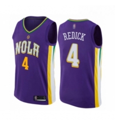 Womens New Orleans Pelicans 4 JJ Redick Swingman Purple Basketball Jersey City Edition 