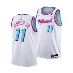 Men Miami Heat 8 Josh Christopher White 2024 25 City Edition Stitched Basketball Jersey