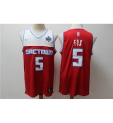 Kings 5 De Aaron Fox Red 2019 20 City Edition Nike Swingman Jersey