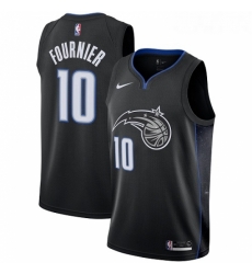 Womens Nike Orlando Magic 10 Evan Fournier Swingman Black NBA Jersey City Edition