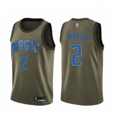 Youth Orlando Magic 2 Jarell Martin Swingman Green Salute to Service Basketball Jersey 