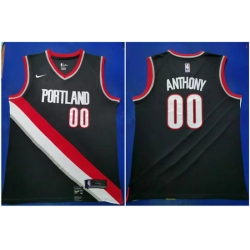 Blazers 0 Damian Lillard Black 2019 20 Nike Swingman Jersey