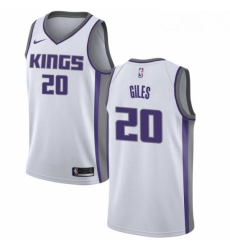 Womens Nike Sacramento Kings 20 Harry Giles Swingman White NBA Jersey Association Edition 