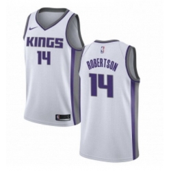 Youth Nike Sacramento Kings 14 Oscar Robertson Swingman White NBA Jersey Association Edition