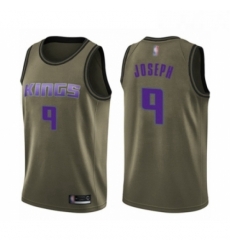 Youth Sacramento Kings 9 Cory Joseph Swingman Green Salute to Service Basketball Jersey 