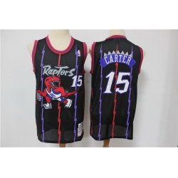 Men Toronto Raptors 15 Vince Carter Purple Hardwood Classics Jersey