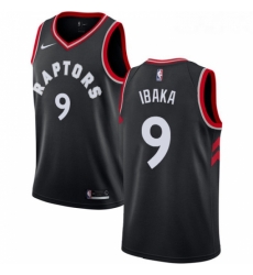 Youth Nike Toronto Raptors 9 Serge Ibaka Swingman Black Alternate NBA Jersey Statement Edition