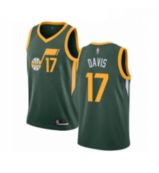 Mens Utah Jazz 17 Ed Davis Green Swingman Jersey Earned Edition 