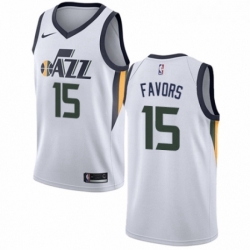 Youth Nike Utah Jazz 15 Derrick Favors Authentic NBA Jersey Association Edition