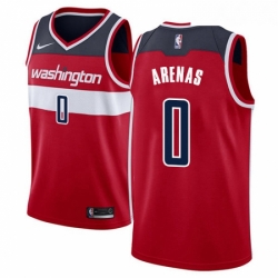 Womens Nike Washington Wizards 0 Gilbert Arenas Swingman Red Road NBA Jersey Icon Edition