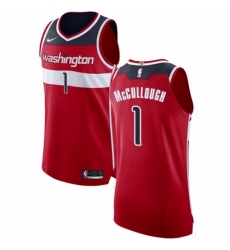 Womens Nike Washington Wizards 1 Chris McCullough Authentic Red Road NBA Jersey Icon Edition