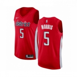 Womens Nike Washington Wizards 5 Markieff Morris Red Swingman Jersey Earned Edition 