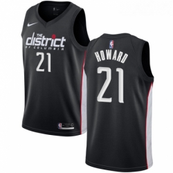 Youth Nike Washington Wizards 21 Dwight Howard Swingman Black NBA Jersey City Edition 