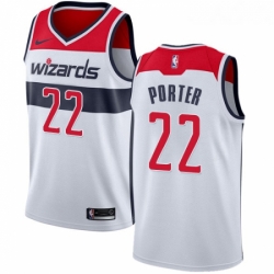 Youth Nike Washington Wizards 22 Otto Porter Swingman White Home NBA Jersey Association Edition 