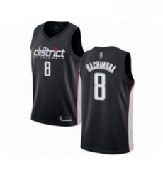 Youth Washington Wizards 8 Rui Hachimura Swingman Black Basketball Jersey City Edition 