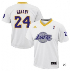 Men Lakers Kobe Bryant #24 2013 Christmas Day White Jersey