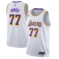 Men Luka Dončić Luka Doncic Los Angeles Lakers Nike Swingman Jersey Icon Edition White