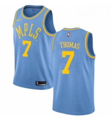 Youth Nike Los Angeles Lakers 7 Isaiah Thomas Authentic Blue Hardwood Classics NBA Jersey 