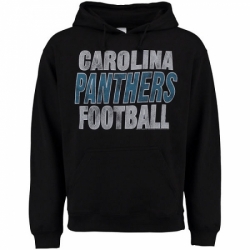 NFL Carolina Panthers Junk Food Kickoff Pullover Hoodie Black