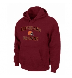 NFL Mens Nike Cleveland Browns Heart Soul Pullover Hoodie Red