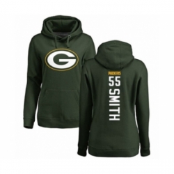 Football Womens Green Bay Packers 55 ZaDarius Smith Green Backer Hoodie