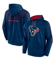 Men Houston Texans Navy Defender Evo Pullover Hoodie