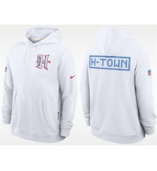 Men Houston Texans White 2026 Rivalries Collection Pullover Hoodie