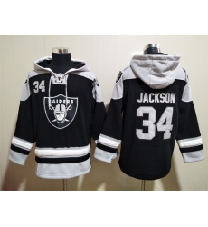 Los Angeles Raiders Sitched Pullover Hoodie #34 DeSean Jackson