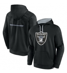 Men Las Vegas Raiders Black Defender Evo Pullover Hoodie