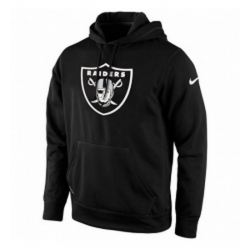 NFL Mens Oakland Raiders Nike Black KO Logo Essential Hoodie