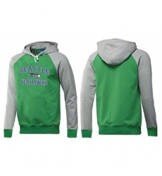 NFL Mens Nike Seattle Seahawks Heart Soul Pullover Hoodie GreenGrey