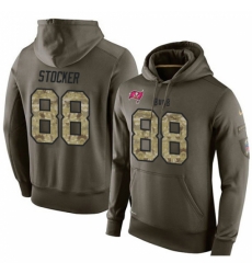 NFL Nike Tampa Bay Buccaneers 88 Luke Stocker Green Salute To Service Mens Pullover Hoodie