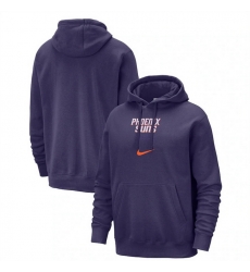 Men Phoenix Suns Purple 2023 24 City Edition Essential Club Pullover Hoodie