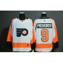 Flyers 9 Ivan Provorov White Adidas Jersey