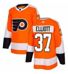 Youth Adidas Philadelphia Flyers 37 Brian Elliott Premier Orange Home NHL Jersey 