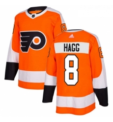 Youth Adidas Philadelphia Flyers 8 Robert Hagg Premier Orange Home NHL Jersey 