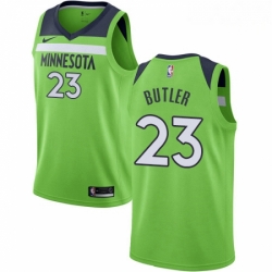 Mens Nike Minnesota Timberwolves 23 Jimmy Butler Authentic Green NBA Jersey Statement Edition 