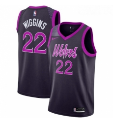 Youth Nike Minnesota Timberwolves 22 Andrew Wiggins Swingman Purple NBA Jersey City Edition