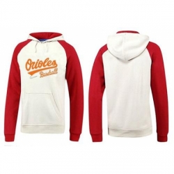 MLB Men Nike Baltimore Orioles Pullover Hoodie WhiteRed