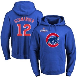 Men Chicago Cubs 2016 World Series Champions Primary Logo Pullover MLB Hoodie