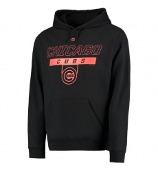 Men Chicago Cubs Black Men Pullover Hoodie2