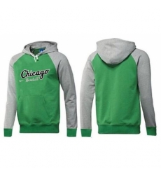 MLB Men Nike Chicago White Sox Pullover Hoodie GreenGrey