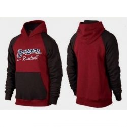 MLB Men Nike Milwaukee Brewers Pullover Hoodie RedBrown