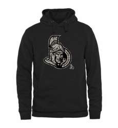 NHL Mens Ottawa Senators Black Rink Warrior Pullover Hoodie