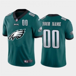 Men Women Youth Toddler Philadelphia Eagles Custom Green Men Nike Big Team Logo Player Vapor Limited NFL Jersey