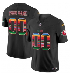 Men San Francisco 49ers Active Player Custom Black Mexico 2026 F U S E  Vapor Untouchable Limited Stitched Football Jersey