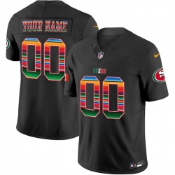 Men San Francisco 49ers Active Player Custom Black Mexico 2026 F U S E  Vapor Untouchable Limited Stitched Football Jersey