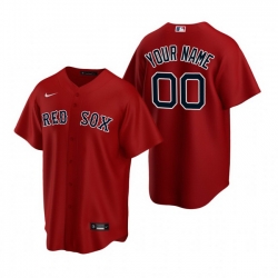 Men Women Youth Toddler All Size Boston Red Sox Custom Nike Red Stitched MLB Cool Base Jersey